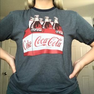 coca cola ringer tee